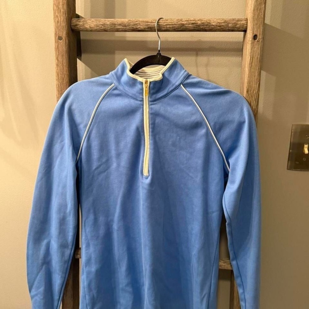 Bobby Jones women's blue quarter zip golf top Size L